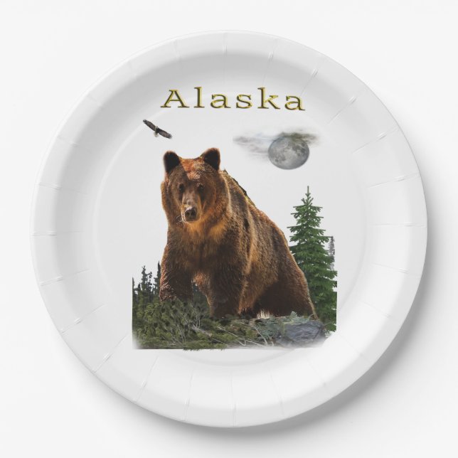 Alaska Paper Plates (Front)