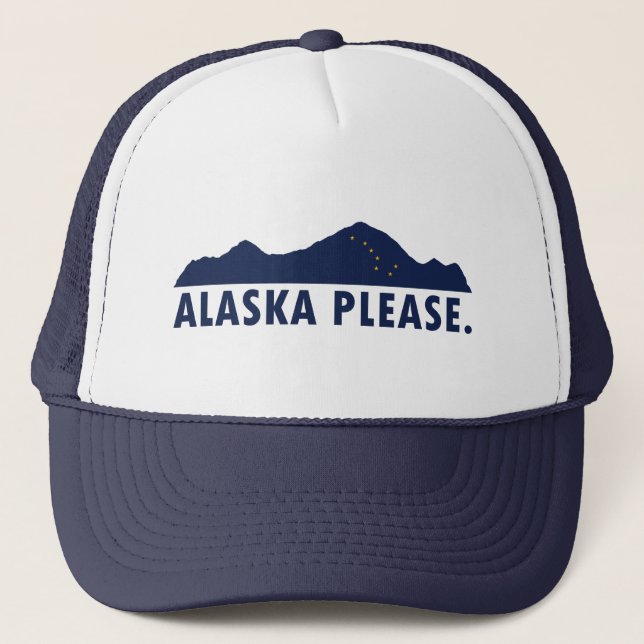 Alaska Please Trucker Hat (Front)