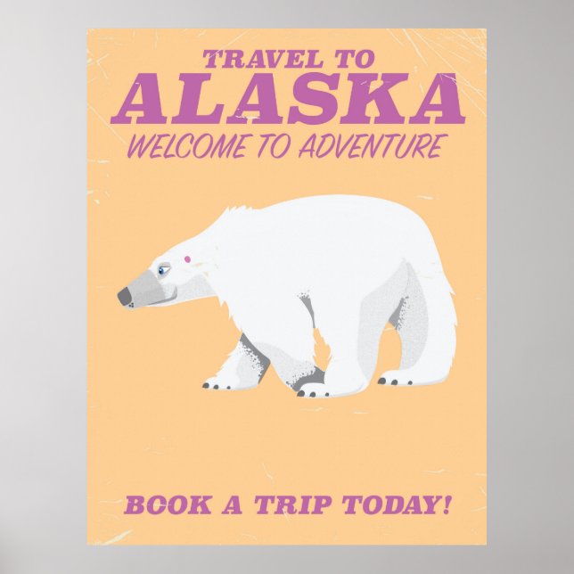 Alaska Polar Bear Poster (Front)