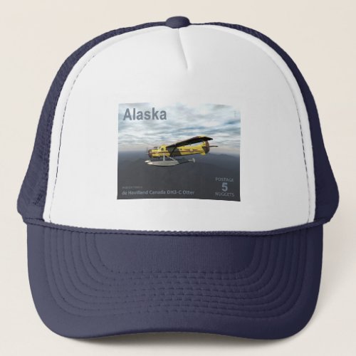 Alaska Postage _ de Havilland DH3_C Otter Trucker Hat