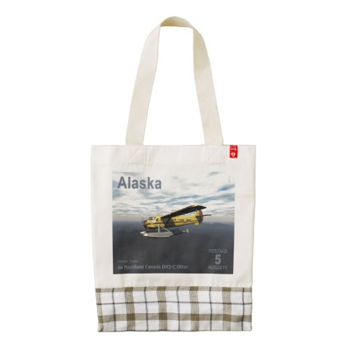 Alaska Postage _ de Havilland DH3_C Otter Zazzle HEART Tote Bag