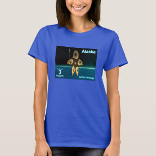 Alaska Postage - Fractal Inuit Hunter T-Shirt