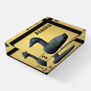 Alaska Postage - Soapstone Eider Paperweight