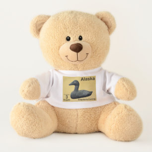 Alaska Postage - Soapstone Eider Teddy Bear