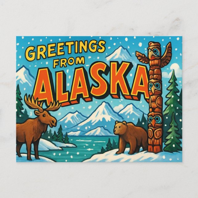 ALASKA Postcard (Front)