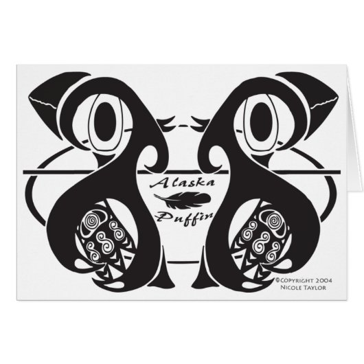 Alaska Puffin Cards (Front Horizontal)