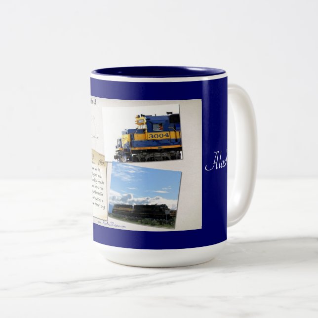Alaska Railroad Mug (Front Right)