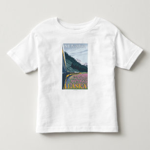 Alaska Railroad Scene - Nenana, Alaska Toddler T-shirt
