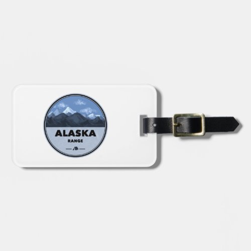 Alaska Range Camping Luggage Tag