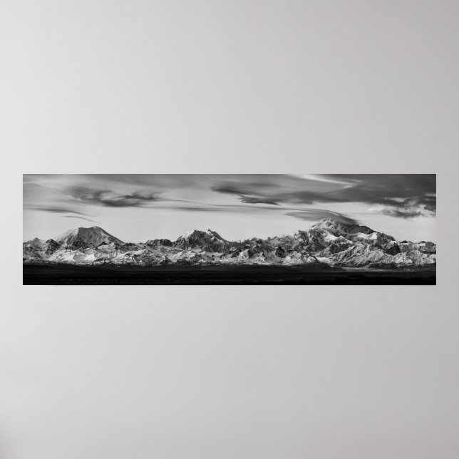 Alaska Range Panorama Poster (Front)