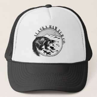 Alaska Raw Fur Logo Trucker Hat
