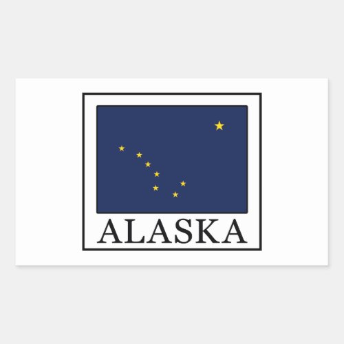 Alaska Rectangular Sticker