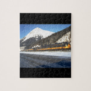 Alaska RR F-7 #1502, with train_Trains Jigsaw Puzzle