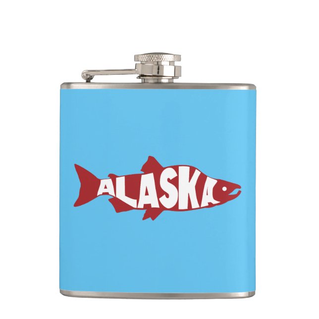 Alaska Salmon Flask (Front)