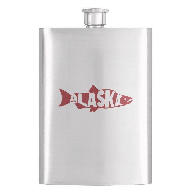 Alaska Salmon Flask (Front)