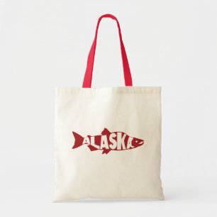 Alaska Salmon Tote Bag