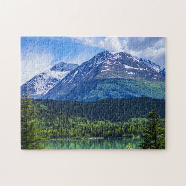 Alaska Scenic Byway Mountain Jigsaw Puzzle (Horizontal)