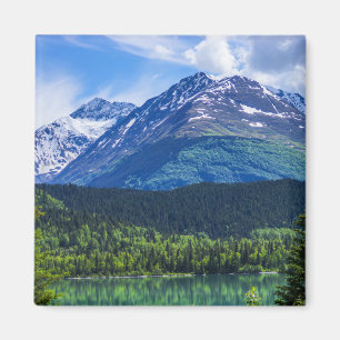 Alaska Scenic Byway Mountain Magnet