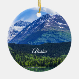 Alaska Scenic Byway Mountain Ornament