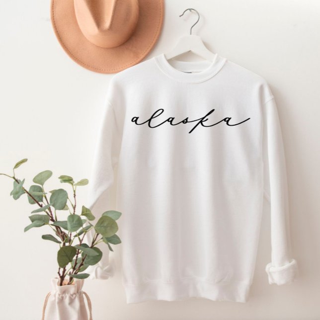 Alaska Script State Women’s Sweatshirt (Creator Uploaded)