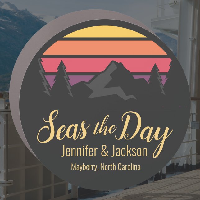 Alaska Seas the Day Cruise Door Stateroom Marker Car Magnet (Creator Uploaded)