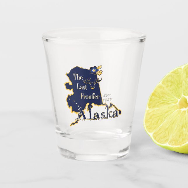 Alaska Shot Glass (Front)