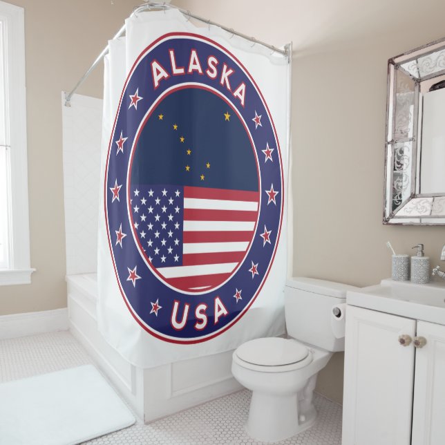 Alaska Shower Curtain (In Situ)