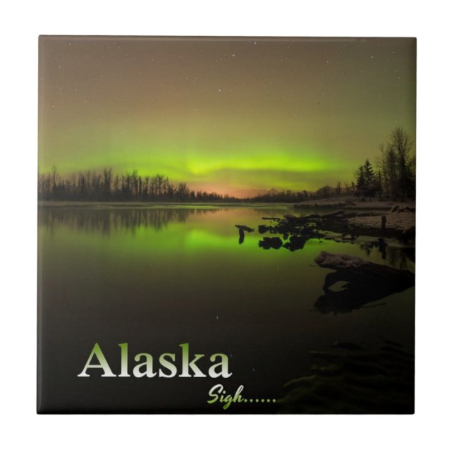 Alaska Sigh.... Ceramic Tile (Front)