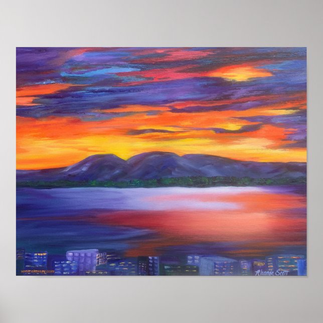 Alaska Sleeping Lady Matte Poster (Front)