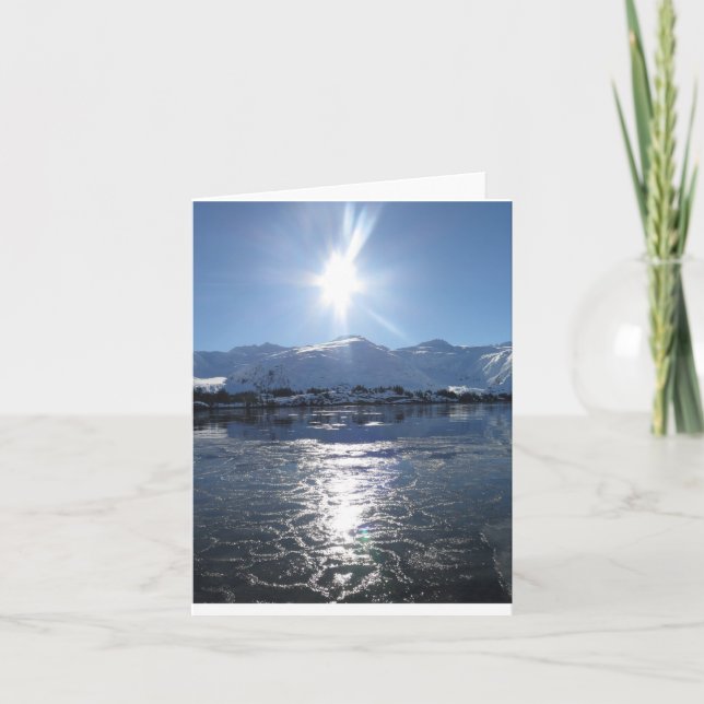 Alaska Small, 4" x 5.6" Folded Greeting Card (Front)