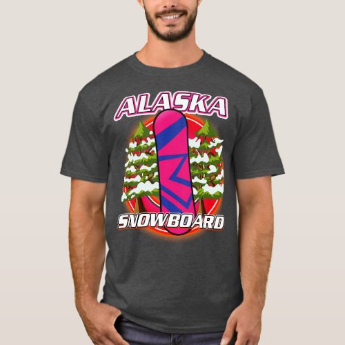Alaska Snowboarder T_Shirt