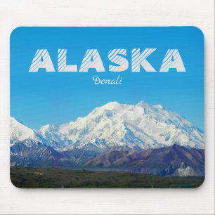 Alaska Souvenir Gift Denali Mountain Mouse Pad