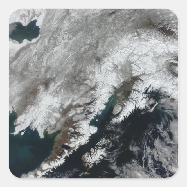 Alaska Square Sticker (Front)