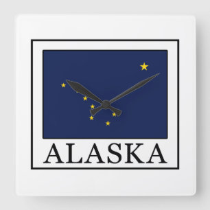 Alaska Square Wall Clock