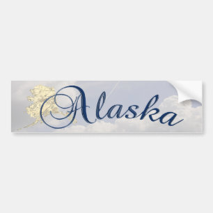 Alaska State Bumper Sticker