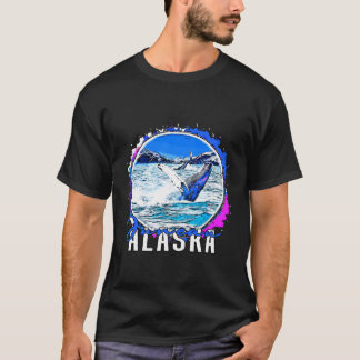 Alaska State Capital Juneau Whales In The Wild Sou T-Shirt