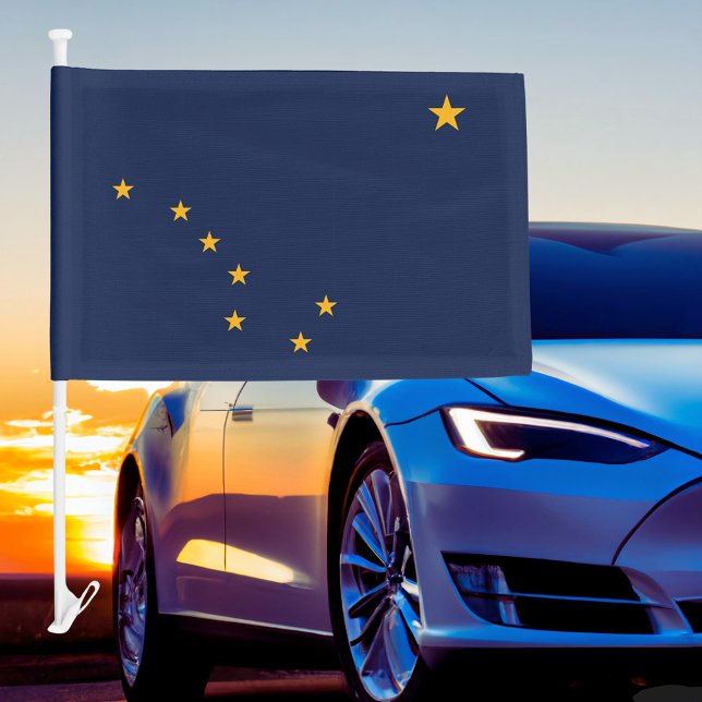 Alaska State Car Flag (Alaska State Car Flag)