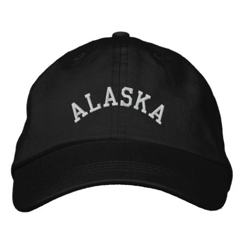 Alaska State Embroidered Embroidered Baseball Hat