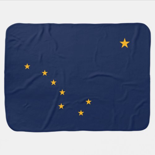 Alaska State Flag Baby Blanket