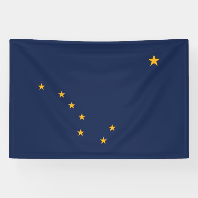 Alaska State Flag Banner (Horizontal)