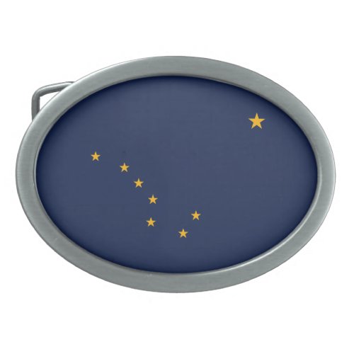 Alaska State Flag Belt Buckle