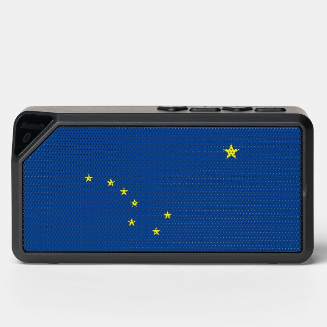 Alaska State Flag Bluetooth Speaker (Front)