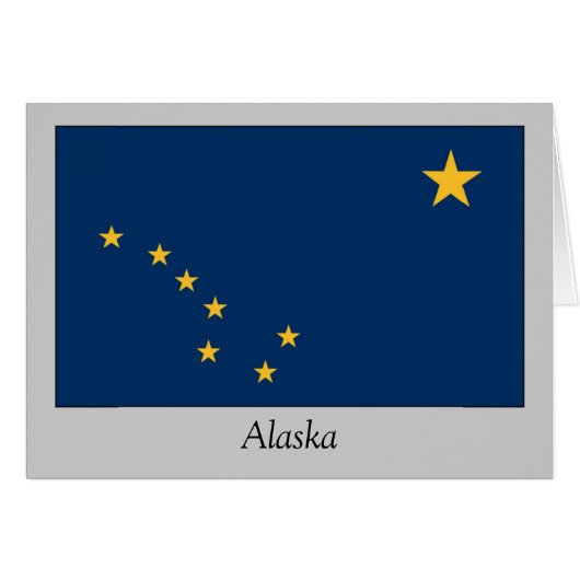 Alaska State Flag Cards (Front Horizontal)