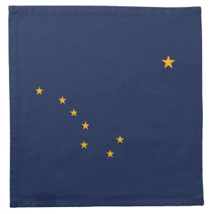 Alaska State Flag Cloth Napkin
