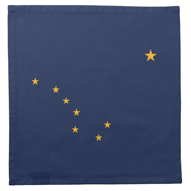 Alaska State Flag Cloth Napkin (Front)