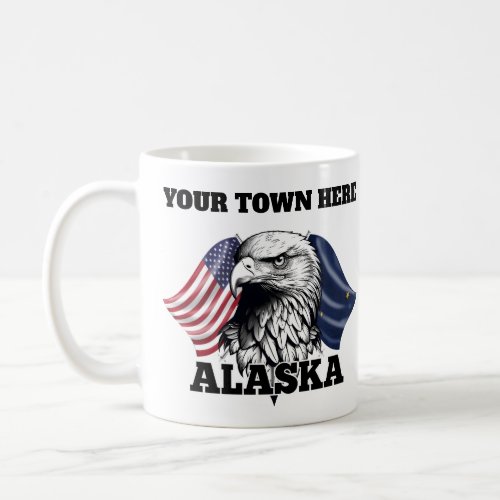 Alaska State Flag Custom Design Coffee Mug