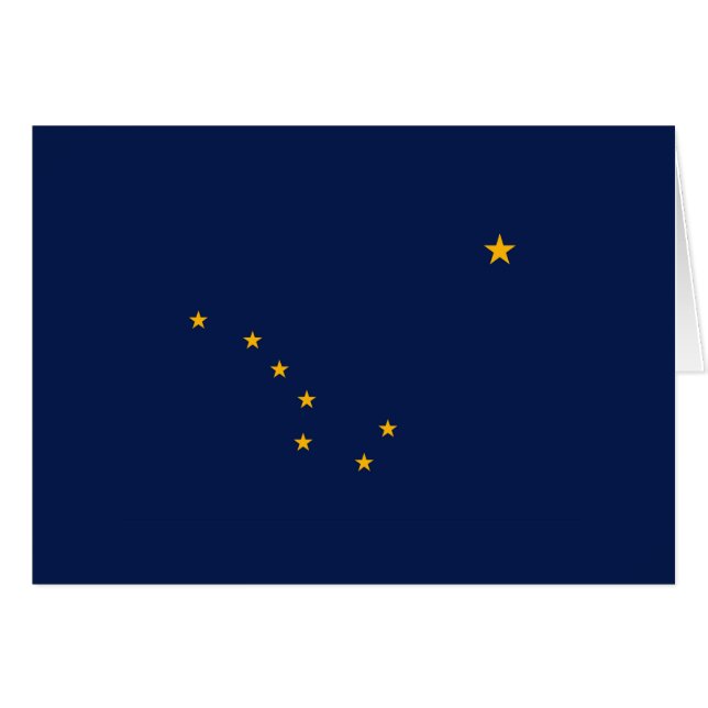 Alaska State Flag Design (Front Horizontal)