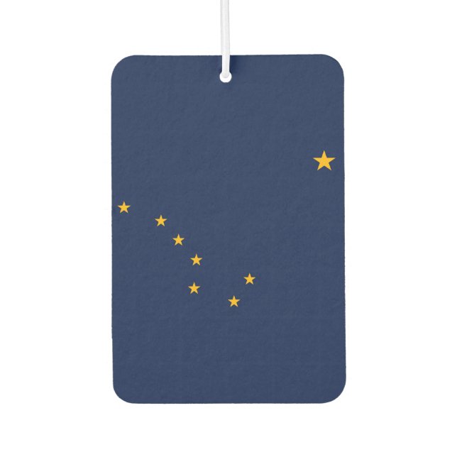 Alaska State Flag Design Air Freshener (Front)