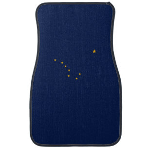 Alaska State Flag Design Car Mat
