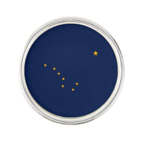 Alaska State Flag Design Decor Pin